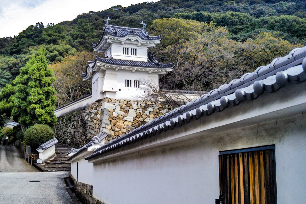 龍野の町並み（龍野城跡）